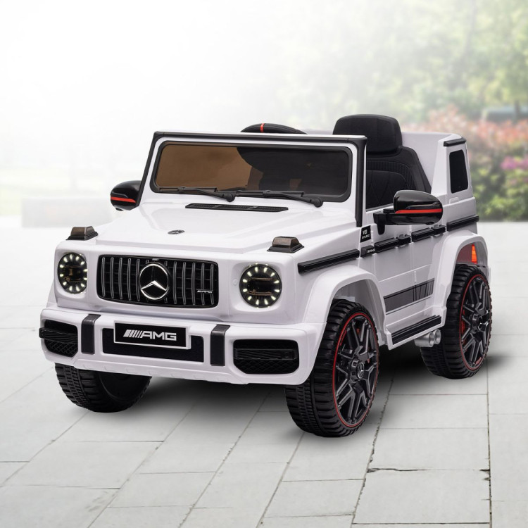 Mercedes Benz AMG G63 Licensed Kids Ride On Electric Car Remote Control - White image 12