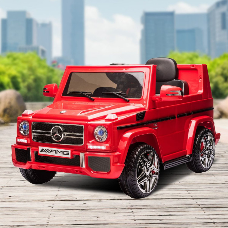 Mercedes Benz AMG G65 Licensed Kids Ride On Electric Car with RC - Red image 12