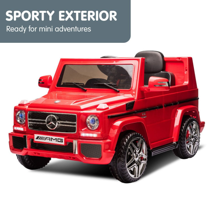 Mercedes Benz AMG G65 Licensed Kids Ride On Electric Car with RC - Red image 4