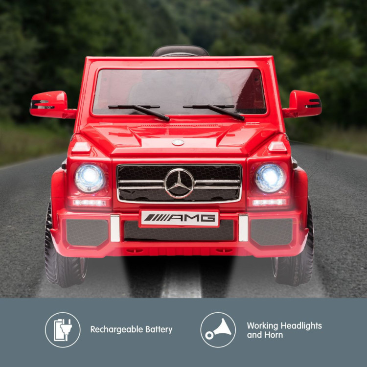 Mercedes Benz AMG G65 Licensed Kids Ride On Electric Car with RC - Red image 11