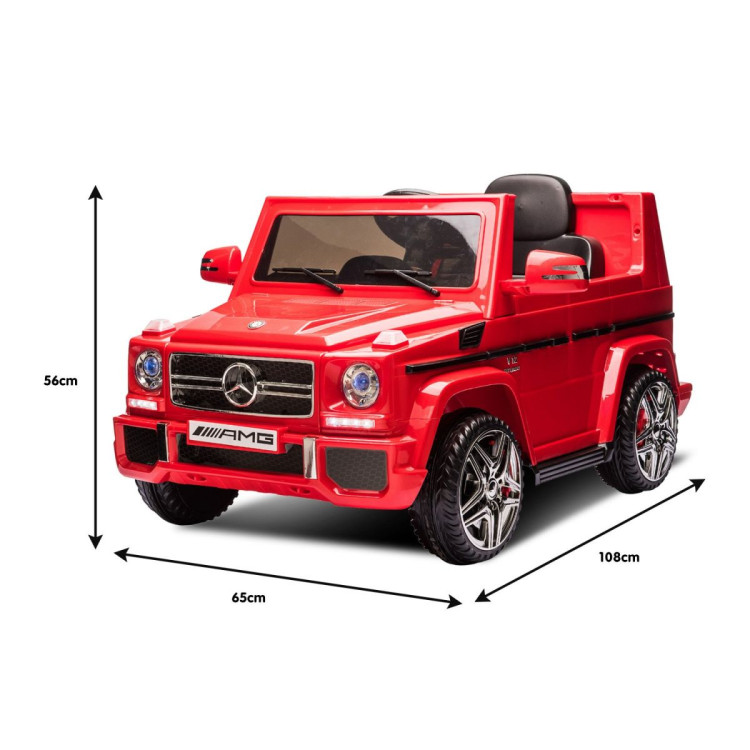 Mercedes Benz AMG G65 Licensed Kids Ride On Electric Car with RC - Red image 11