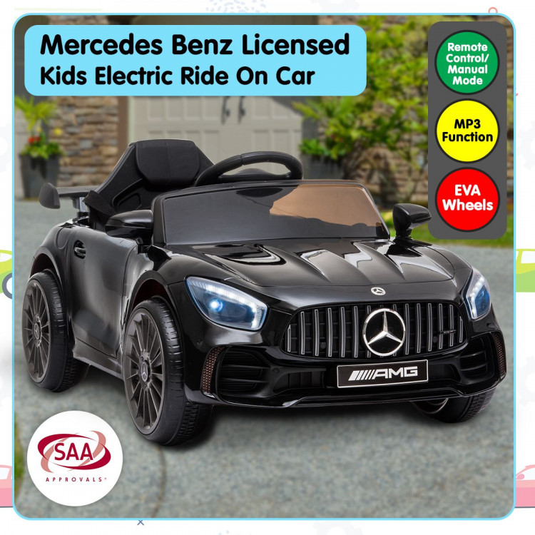 Mercedes Benz Licensed Kids Electric Ride On Car Remote Control Black image 13