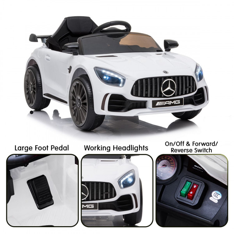 Mercedes Benz Licensed Kids Electric Ride On Car Remote Control White image 10