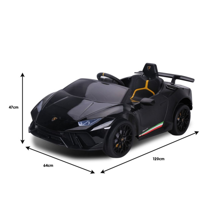 Lamborghini Performante Kids Electric Ride On Car Remote Control - Black image 12
