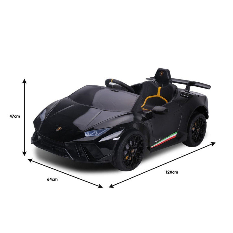 Lamborghini Performante Kids Electric Ride On Car Remote Control - Black image 8