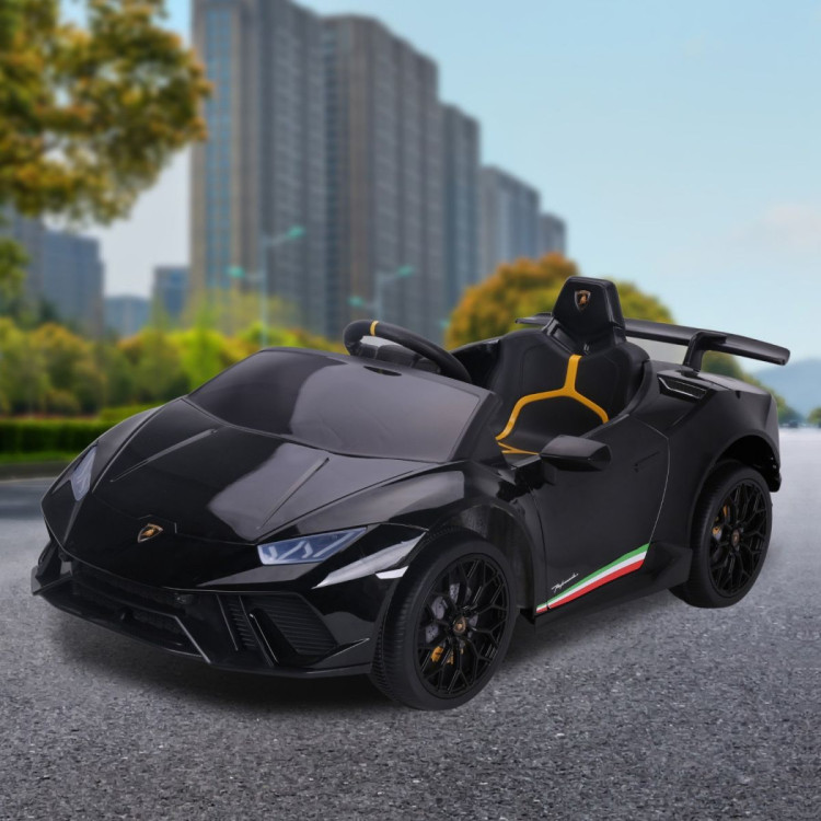 Lamborghini Performante Kids Electric Ride On Car Remote Control - Black image 13