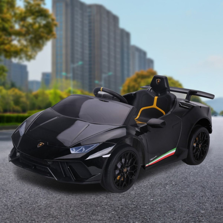 Lamborghini Performante Kids Electric Ride On Car Remote Control - Black image 12