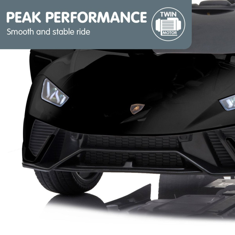 Lamborghini Performante Kids Electric Ride On Car Remote Control - Black image 10