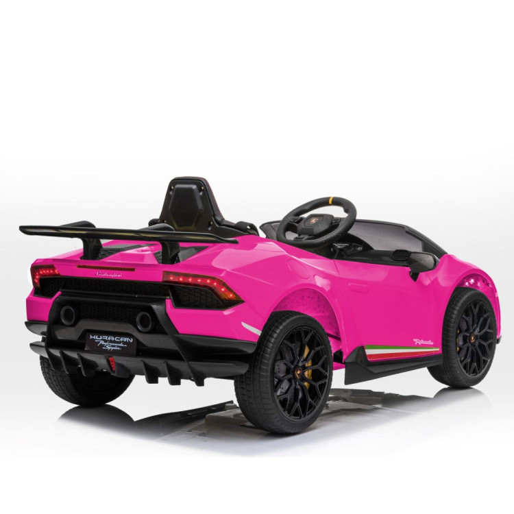 Lamborghini Performante Kids Electric Ride On Car Remote Control by Kahuna - Pink image 12
