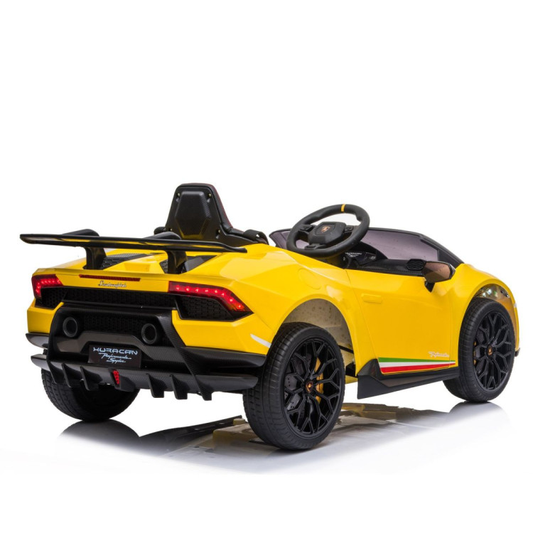 Lamborghini Performante Kids Electric Ride On Car Remote Control - Yellow image 12