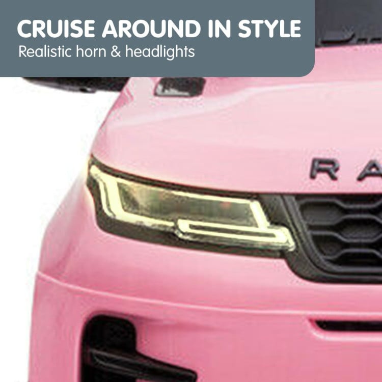 Kahuna Land Rover Licensed Kids Electric Ride On Car Remote Control - Pink image 4