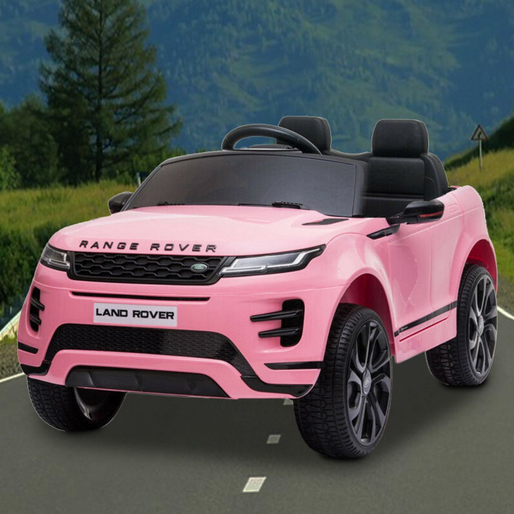 Land Rover Licensed Kids Electric Ride On Car Remote Control - Pink image 3