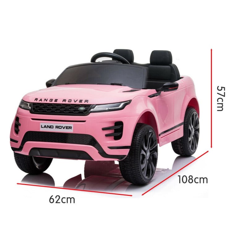 Land Rover Licensed Kids Electric Ride On Car Remote Control - Pink image 5