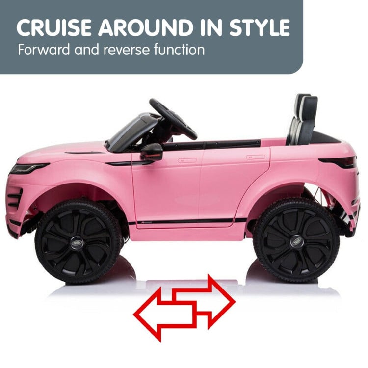 Kahuna Land Rover Licensed Kids Electric Ride On Car Remote Control - Pink image 10