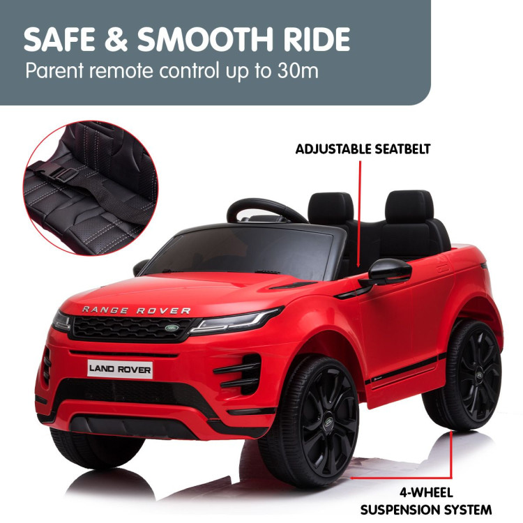Land Rover Licensed Kids Electric Ride On Car Remote Control - Red image 9