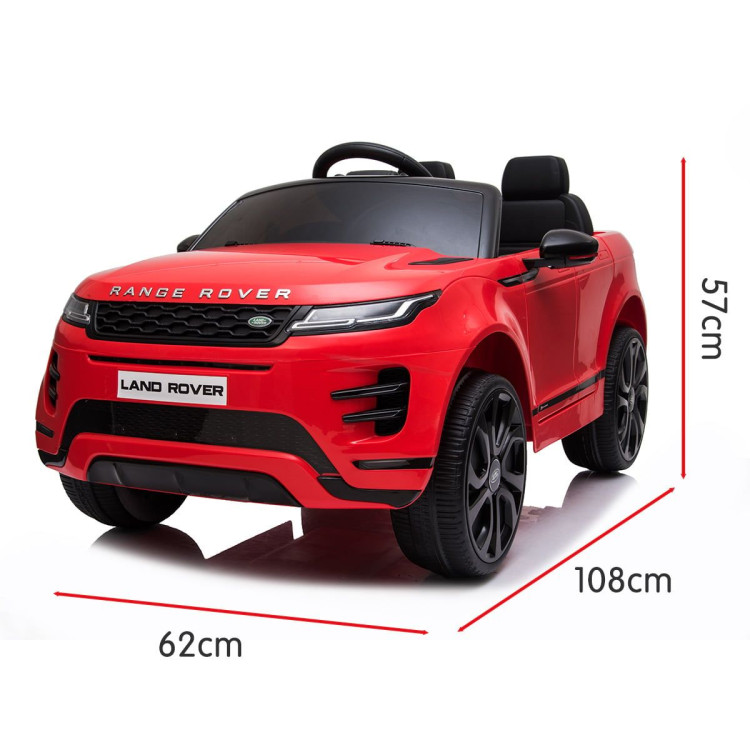 Kahuna Land Rover Licensed Kids Electric Ride On Car Remote Control - Red image 4