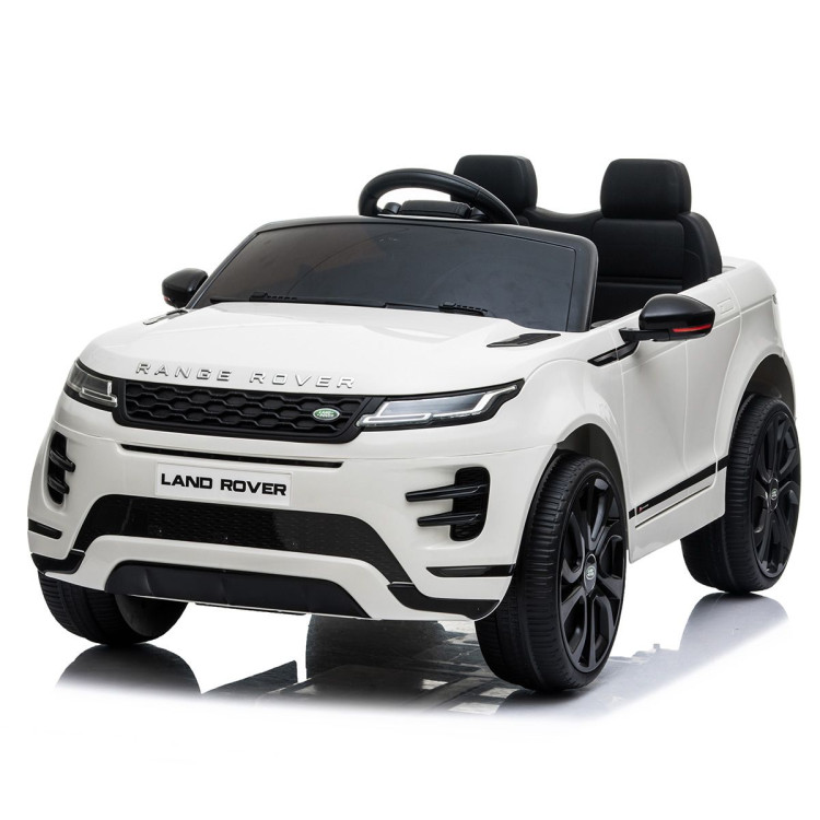 Land Rover Licensed Kids Electric Ride On Car Remote Control - White image 4