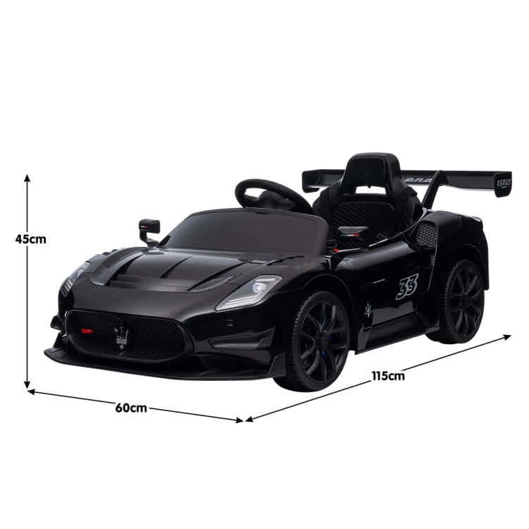 Kahuna Maserati MC20 GT2 Licensed Electric Kids Ride On Race Car - Black image 4