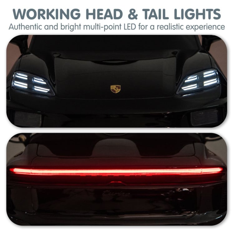 Kahuna Black Porsche Macan Turbo EV Kids Ride On Car 12V Electric Car image 11
