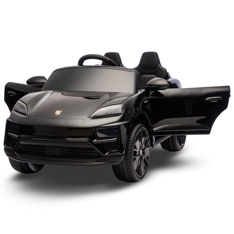 Kahuna Black Porsche Macan Turbo EV Kids Ride On Car 12V Electric Car image 13