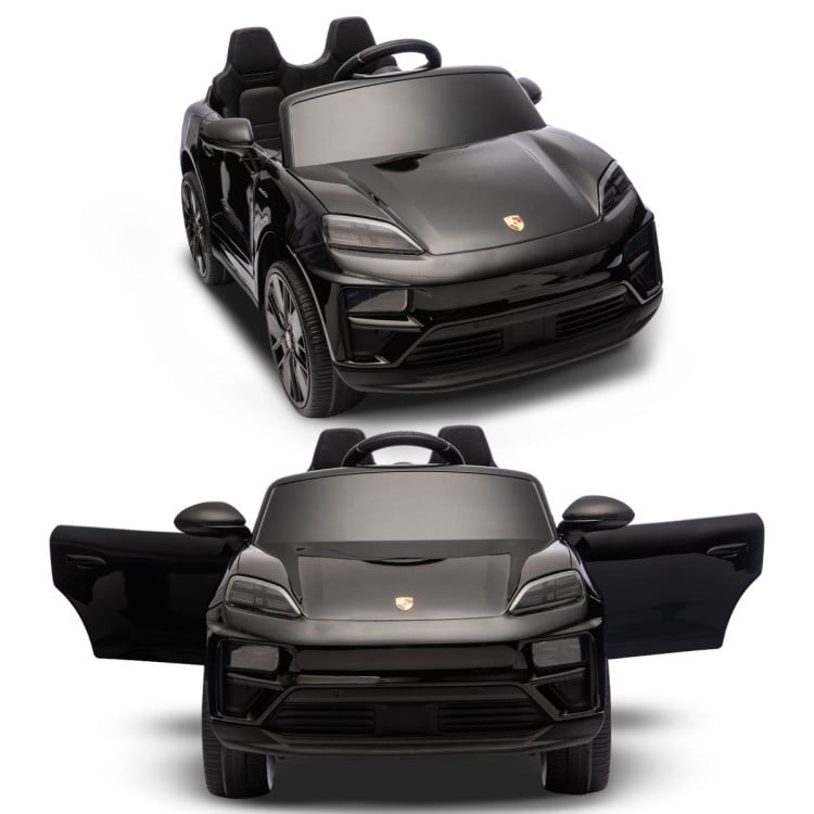 Kahuna Black Porsche Macan Turbo EV Kids Ride On Car 12V Electric Car image 16