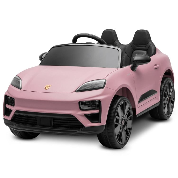 Kahuna Pink Porsche Macan Turbo EV Kids Ride On Car 12V Electric Car image 3