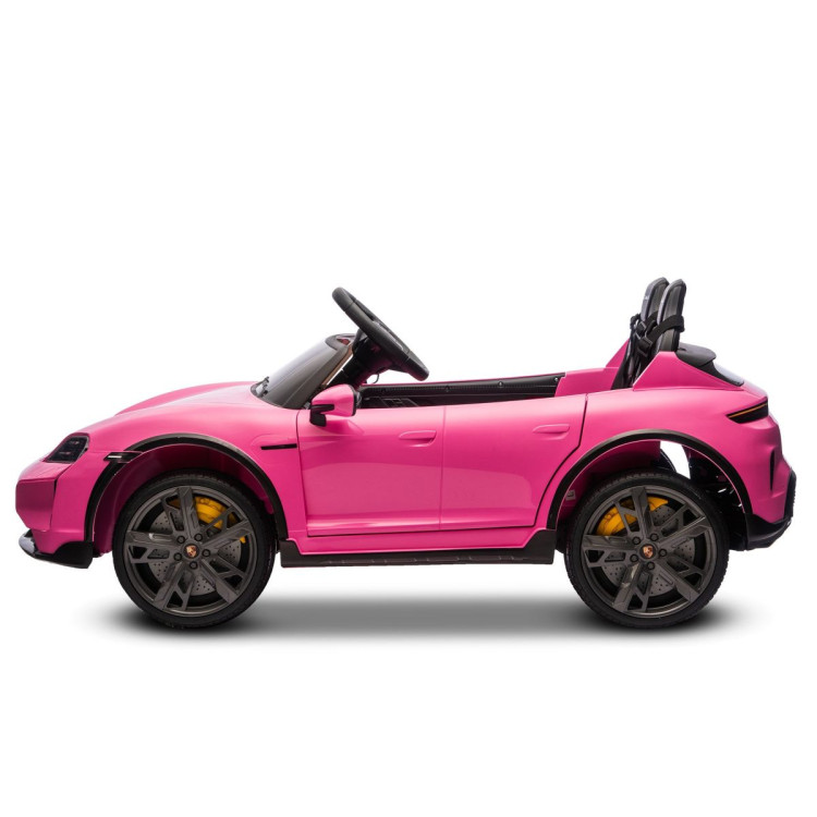 Kahuna Porsche Taycan Turbo S Kids Electric Ride On Car w/Remote Control 90W Four Wheel Suspension 2 Seater w/Seat Belt image 3