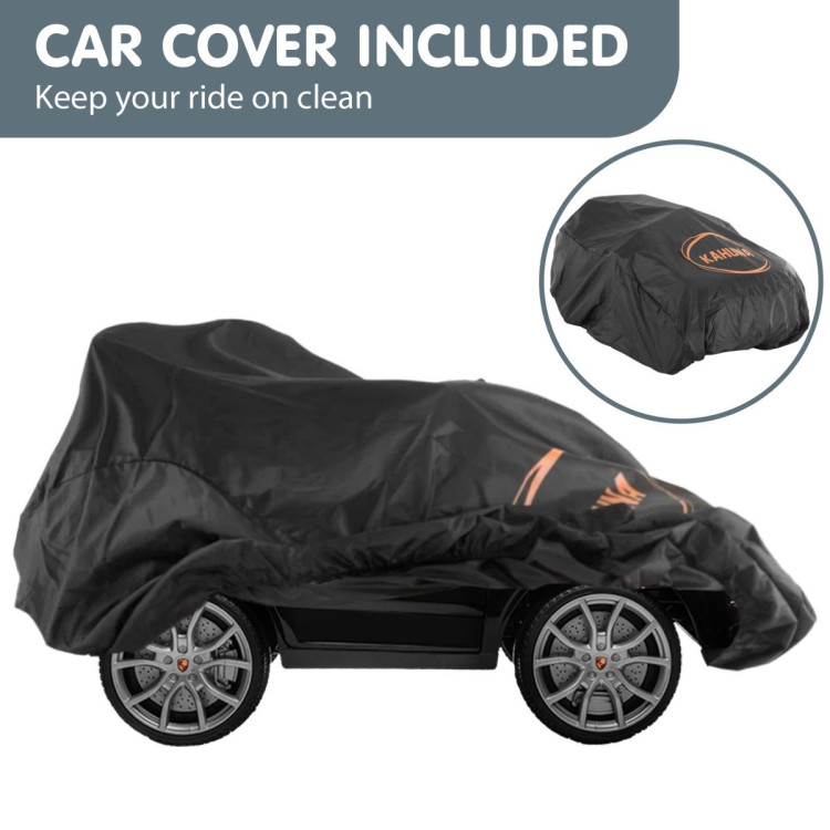 Kahuna Porsche Cayenne E Hybrid Coupe Licensed Kids Electric Ride On Car w/Remote Control 50W Dual Motors Speed Settings image 11