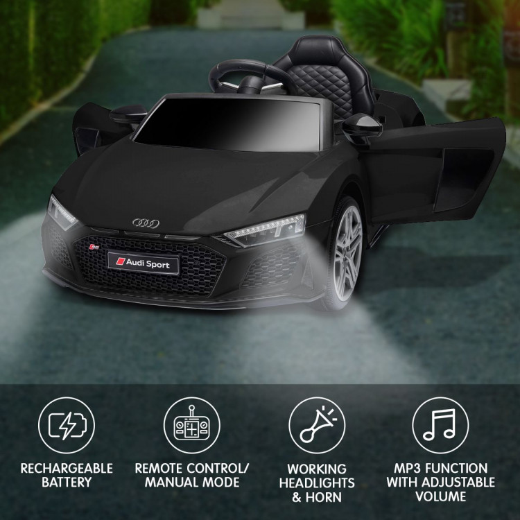 Audi Sport Licensed Kids Electric Ride On Car Remote Control Black image 8