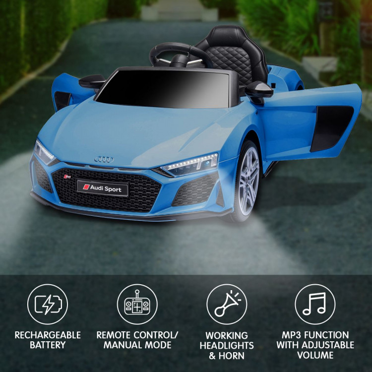 Audi Sport Licensed Kids Electric Ride On Car Remote Control Blue image 8