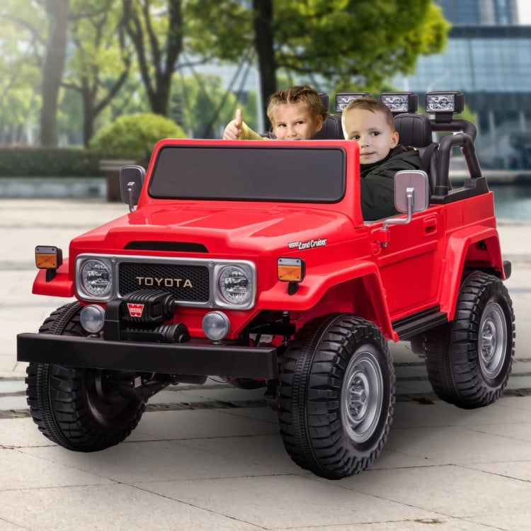 Kahuna Licensed Toyota FJ-40 Electric 2-Seat Kids Ride On Car by Kahuna - Red image 15
