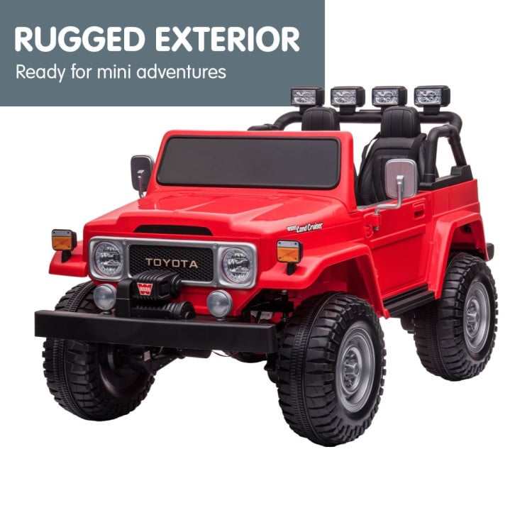 Kahuna Licensed Toyota FJ-40 Electric 2-Seat Kids Ride On Car by Kahuna - Red image 14