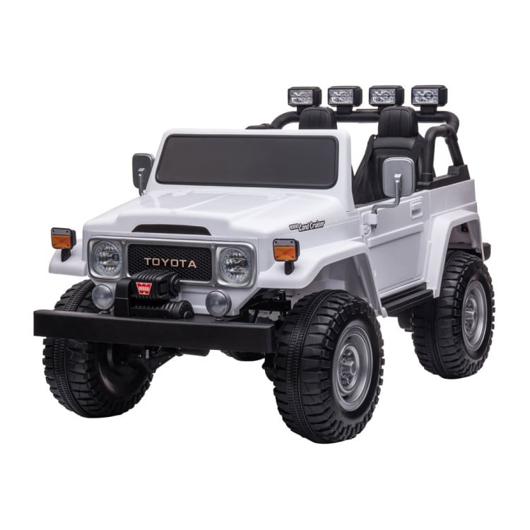 Kahuna Licensed Toyota FJ-40 2-Seat Kids Ride On Electric Toy Car 80W - White