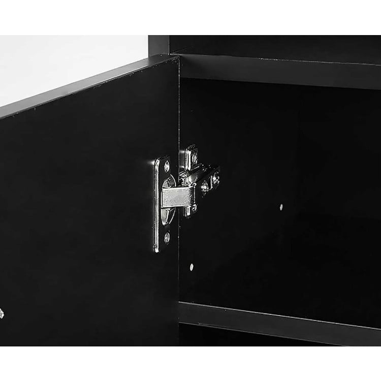 Sarantino 21 Pairs Shoe Cabinet Rack Storage Organiser 80 x 30 x 90cm in Black image 3