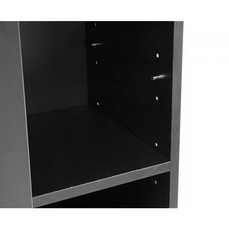 21 Pairs Shoe Cabinet Rack Storage Organiser - 80 x 30 x 90cm - Black image 4