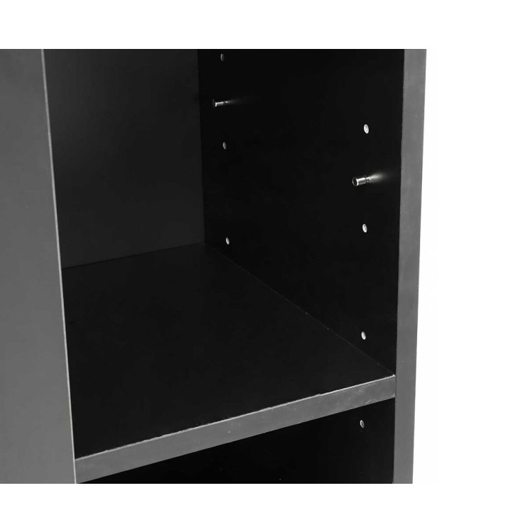 Sarantino 21 Pairs Shoe Cabinet Rack Storage Organiser 80 x 30 x 90cm in Black image 4