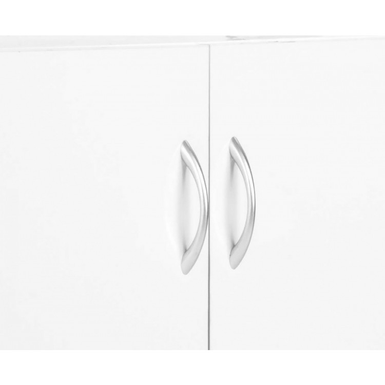 21 Pairs Shoe Cabinet Rack Storage Organiser - 80 x 30 x 90cm - White image 5