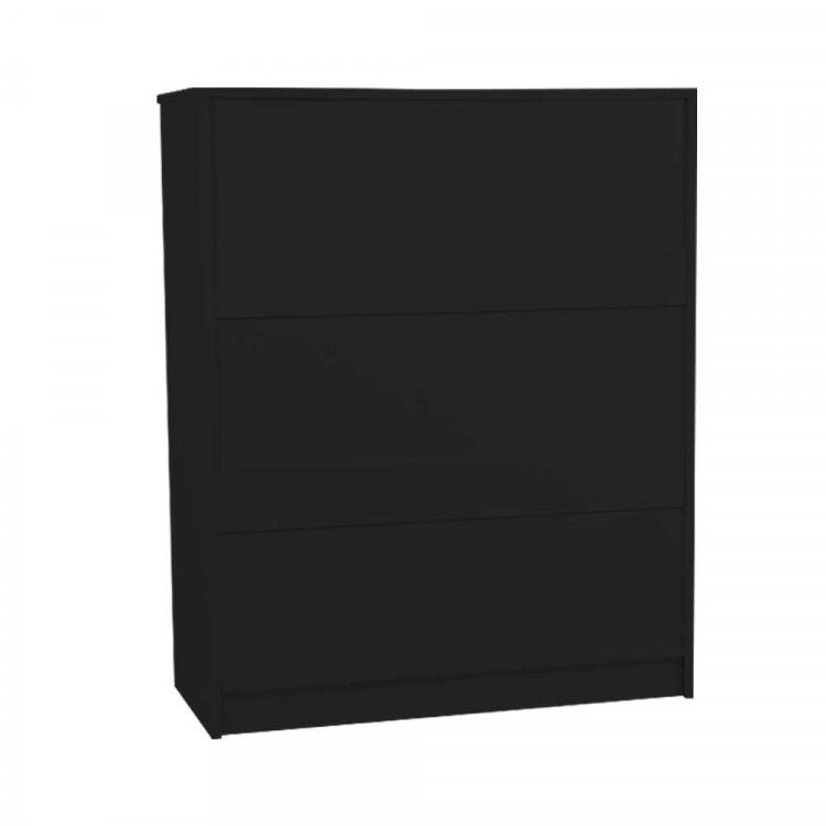 Tallboy Dresser 6 Chest of Drawers Cabinet 85 x 39.5 x 105 - Black image 6