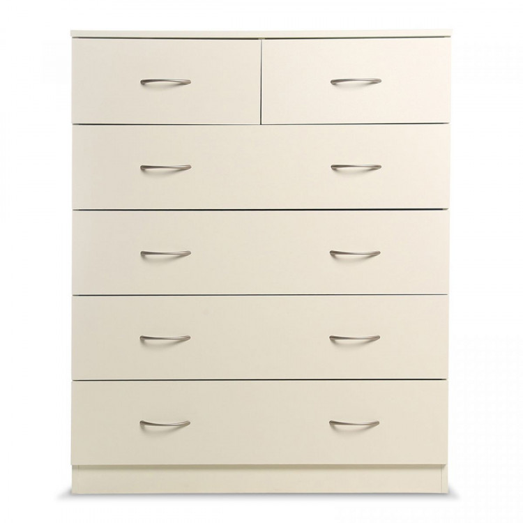 Tallboy Dresser 6 Chest of Drawers Storage Cabinet 85 x 39.5 x 105cm image 3