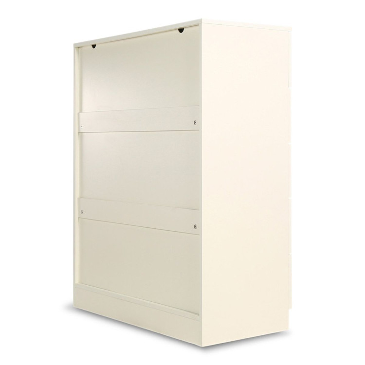 Sarantino Tallboy Dresser 6 Chest Of Drawers Cabinet 85 x 39.5 x 105cm in White image 6