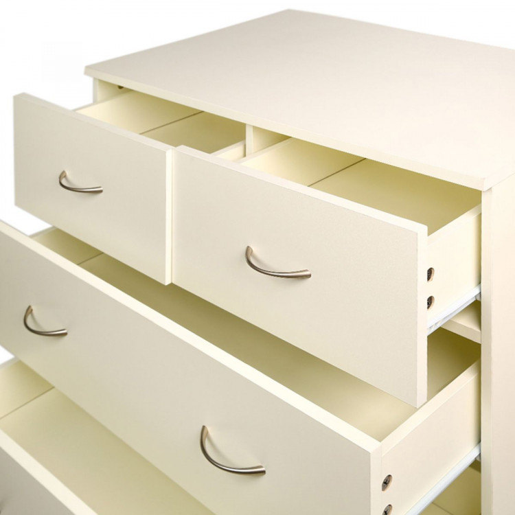 Tallboy Dresser 6 Chest of Drawers Storage Cabinet 85 x 39.5 x 105cm image 8