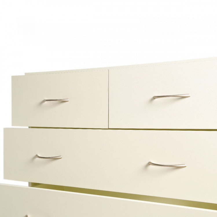 Tallboy Dresser 6 Chest of Drawers Storage Cabinet 85 x 39.5 x 105cm image 9