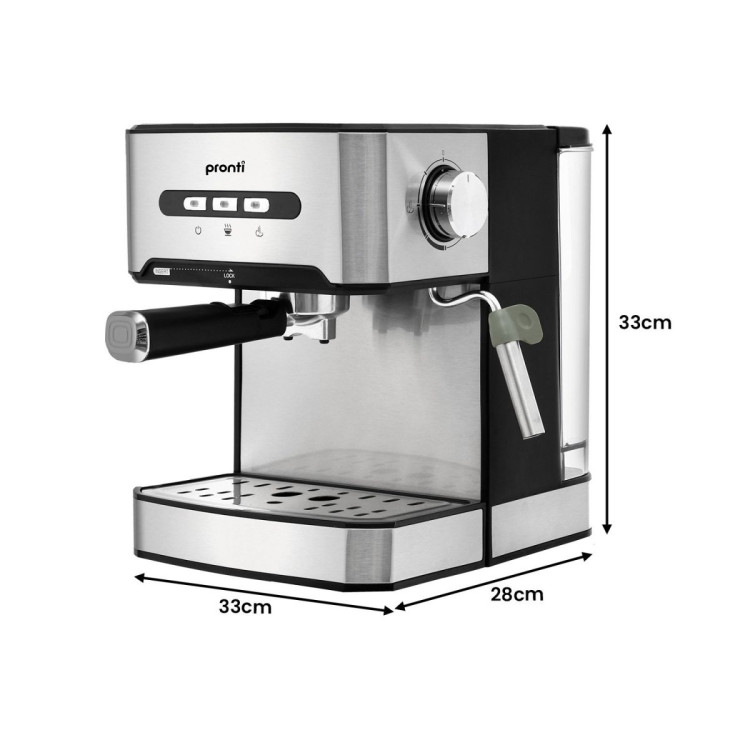 Pronti 1.6L Automatic Coffee Espresso Machine with Steam Frother image 8