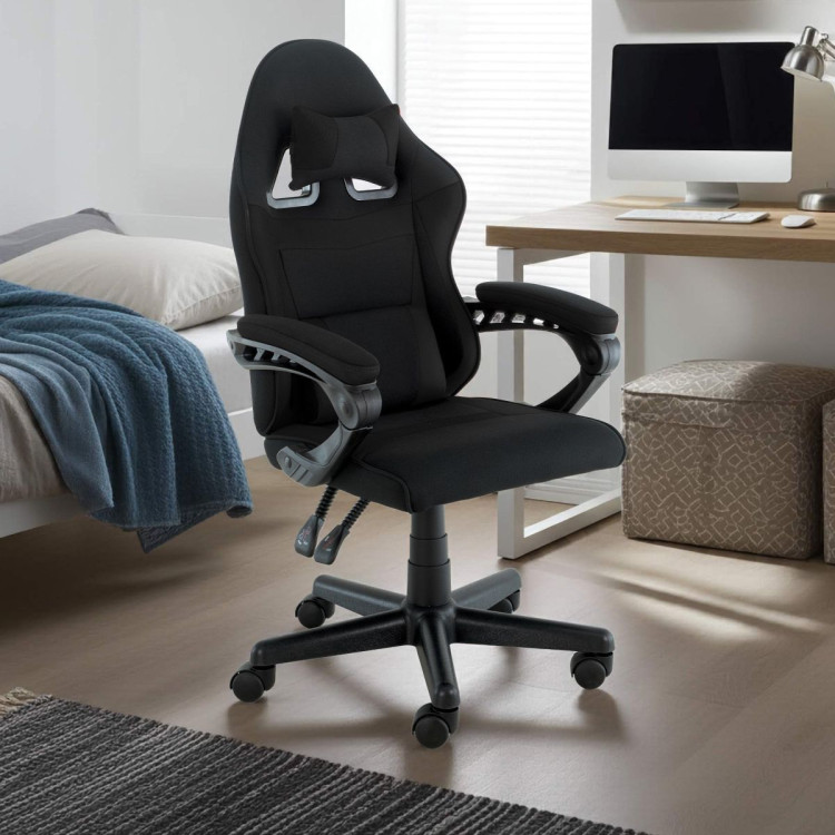 Sarantino Antre Kids Study Gaming Chair in Black image 10