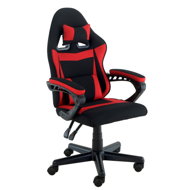Sarantino Antre Kids Study Gaming Chair - Black and Red image 3