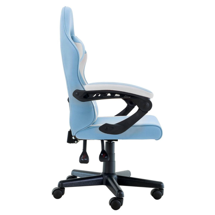 Sarantino Antre Kids Study Gaming Chair in Black and White Office Adjustable Height Chair image 5