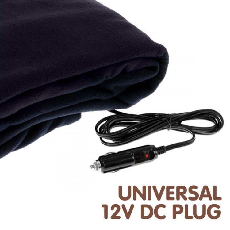 Laura Hill Heated Electric blanket car 150x110cm 12v - Blue image 5