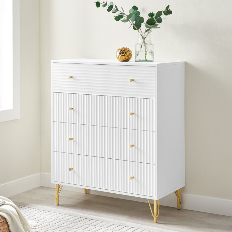 Sarantino Rocco Chest of Drawers - White image 10