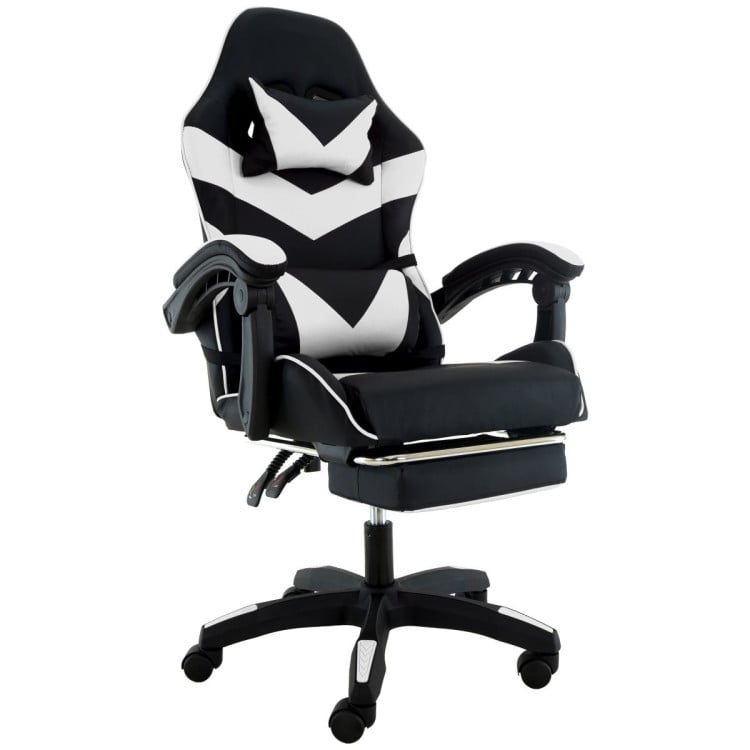 Sarantino Office Gaming Chair Cueva Reclining High Back with Footrest Office Computer Desk Seat image 3