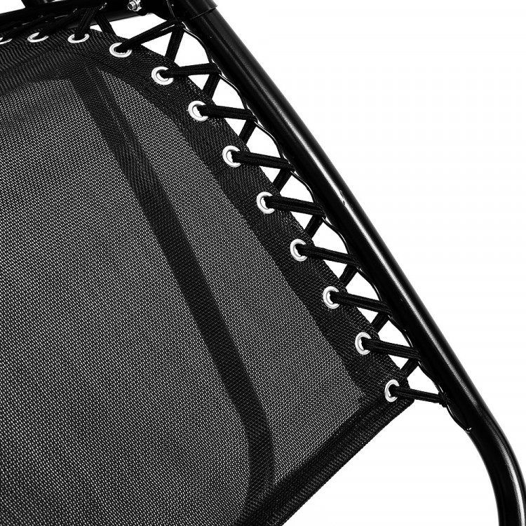 Zero Gravity Reclining Deck Chair - Black image 6